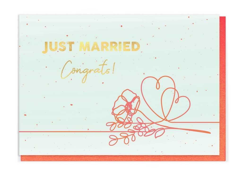 JUST MARRIED - CONGRATS