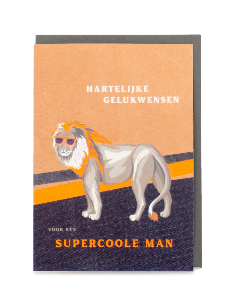 HARTELIJKE GELUKWENSEN VOOR EEN SUPERCOOLE MAN