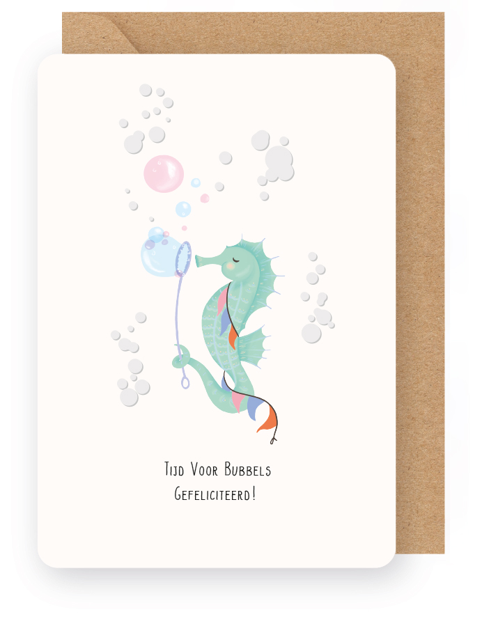 TIJD VOOR BUBBELS - GEFELICITEERD!