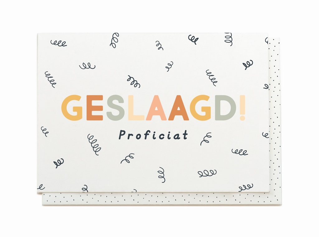 GESLAAGD ! - PROFICIAT