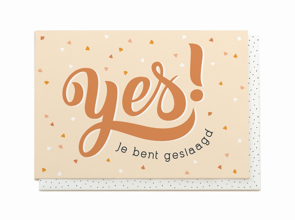 YES! JE BENT GESLAAGD