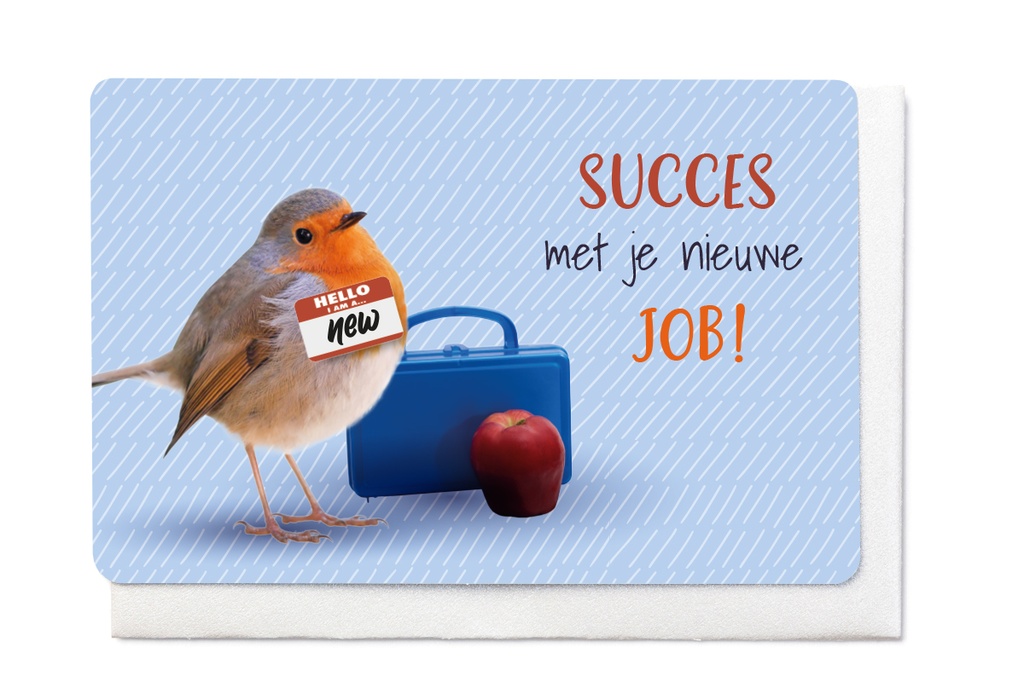 SUCCES MET JE NIEUWE JOB!