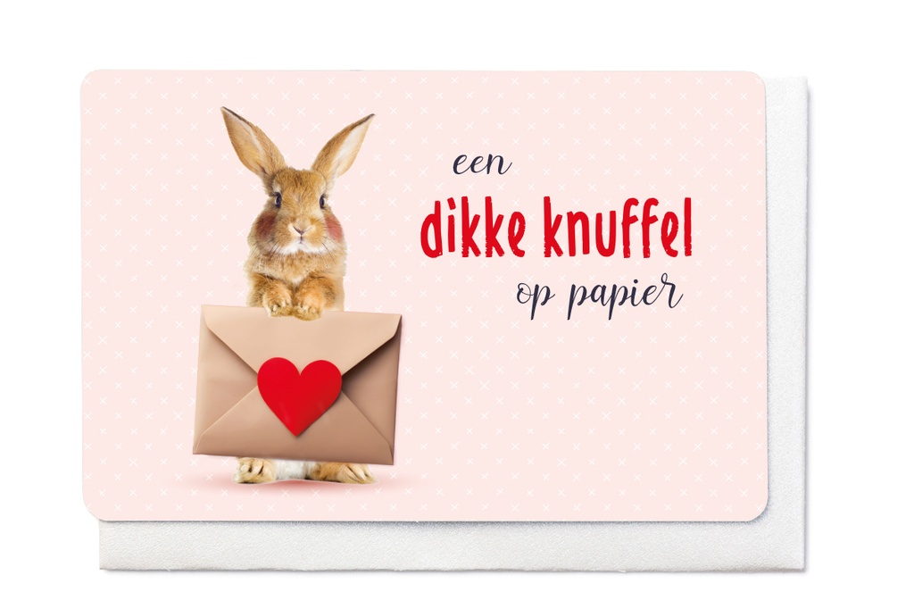 EEN DIKKE KNUFFEL OP PAPIER