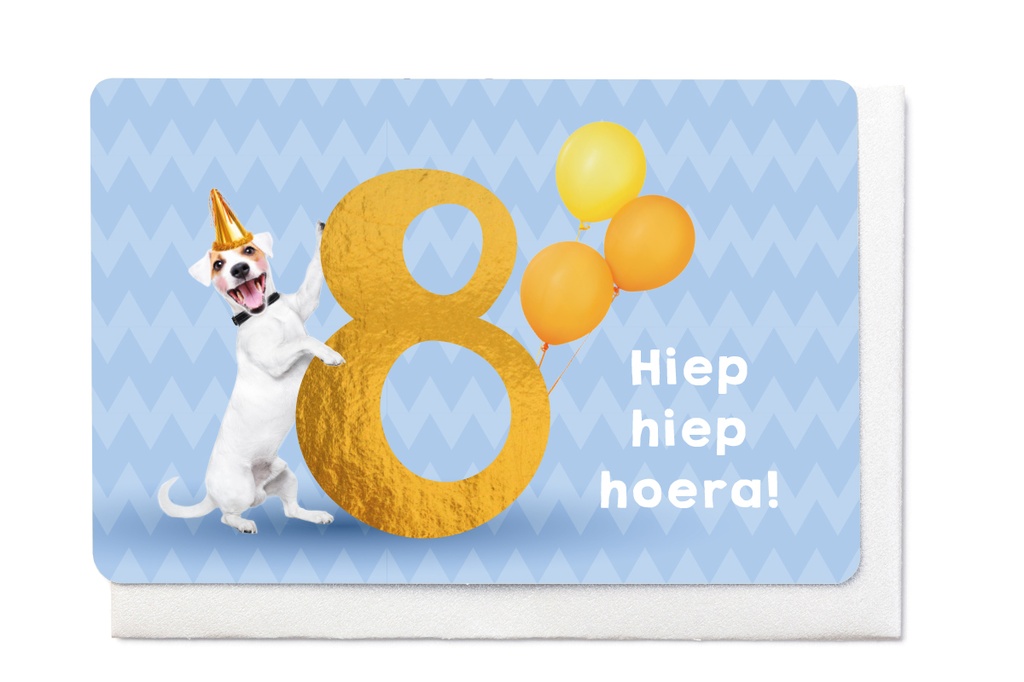 HIEP HIEP HOERA! - 8 JAAR