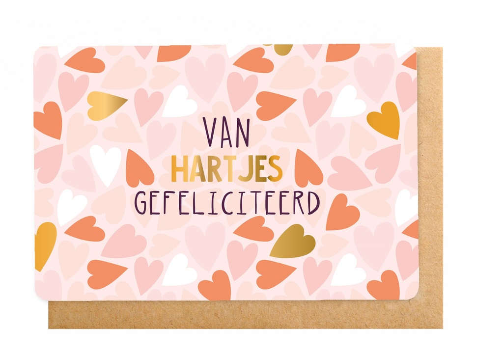 VAN HARTJES GEFELICITEERD