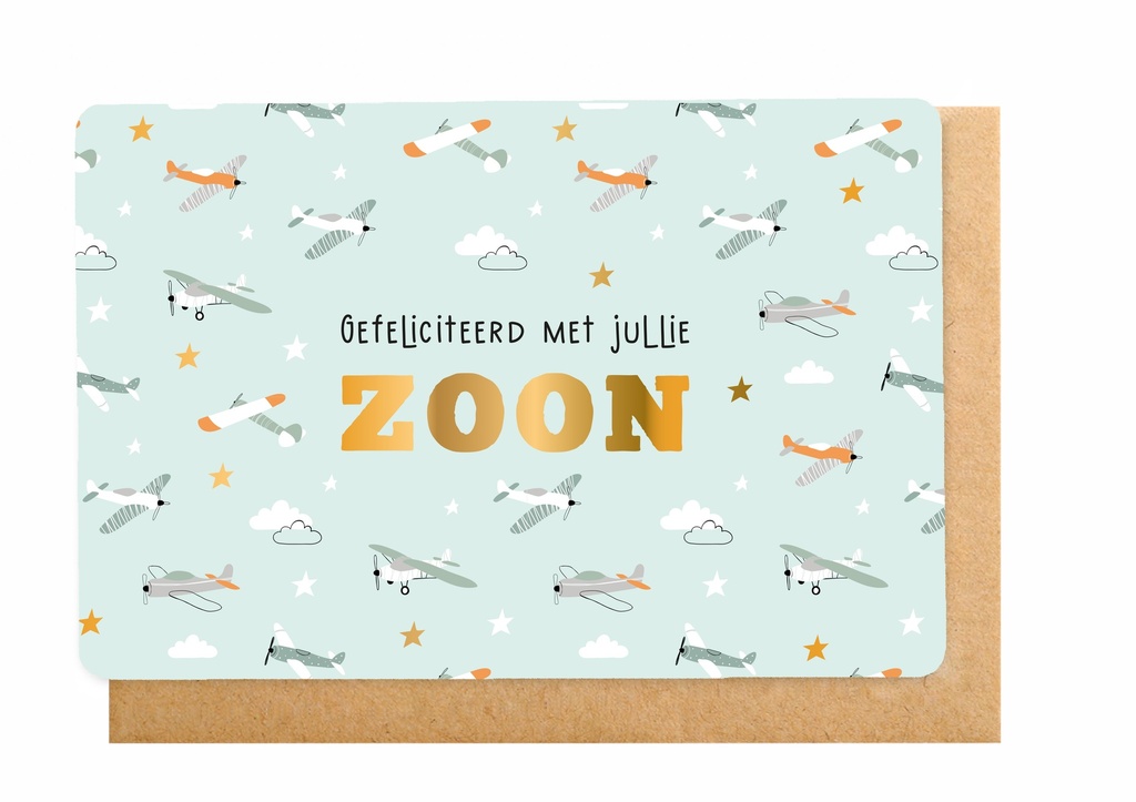 GEFELICITEERD MET JULLIE ZOON