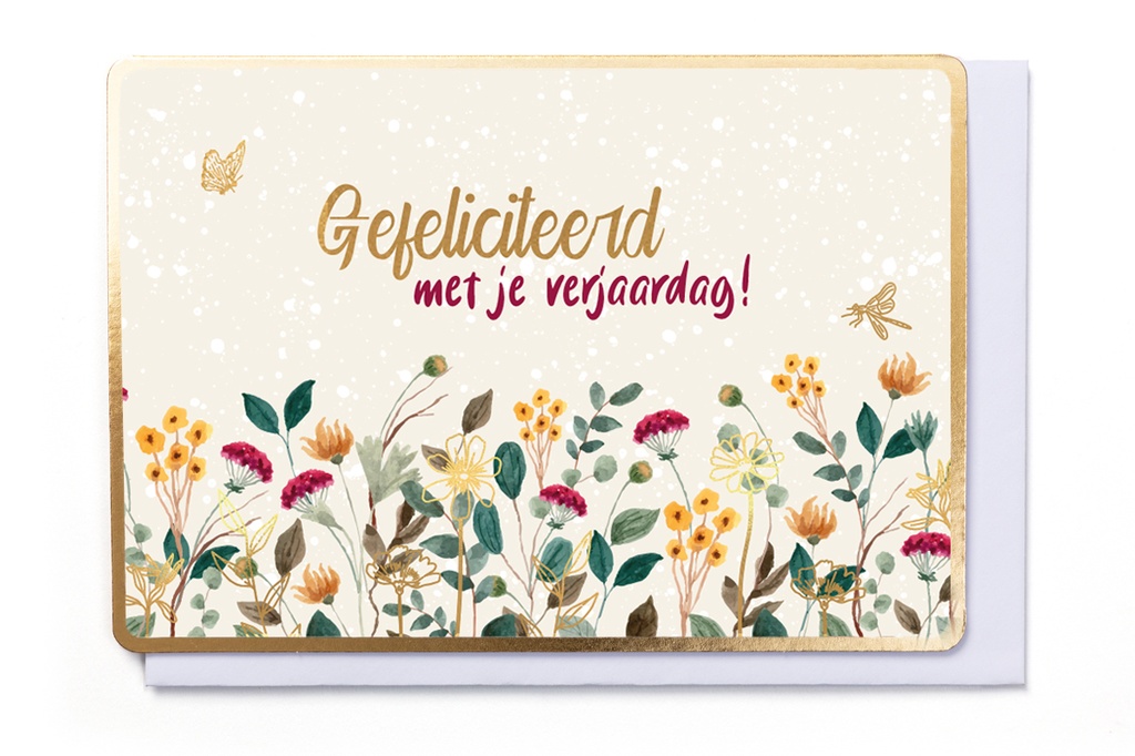 GEFELICITEERD MET JE VERJAARDAG!