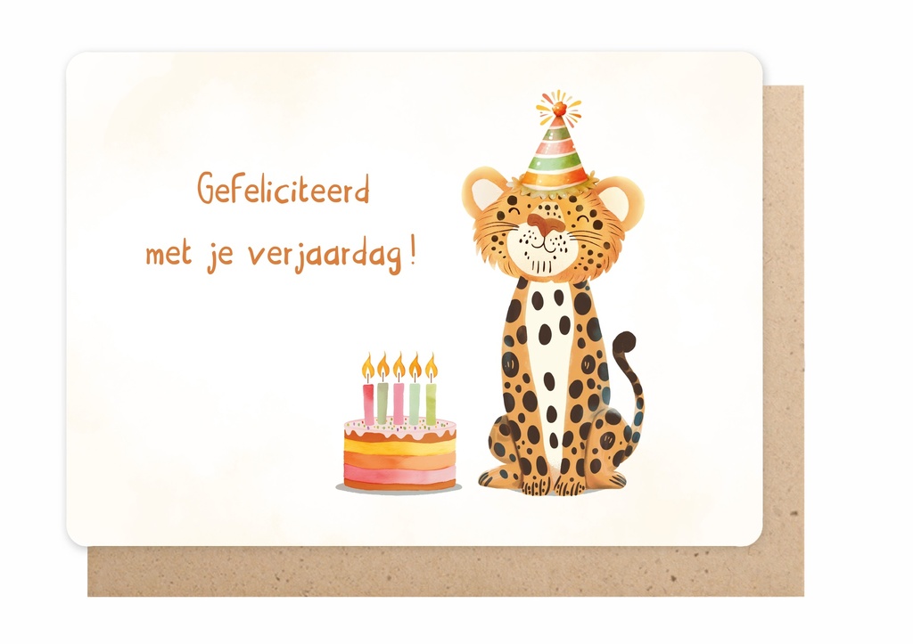 GEFELICITEERD MET JE VERJAARDAG!