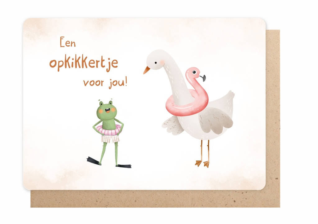 EEN OPKIKKERTJE VOOR JOU!