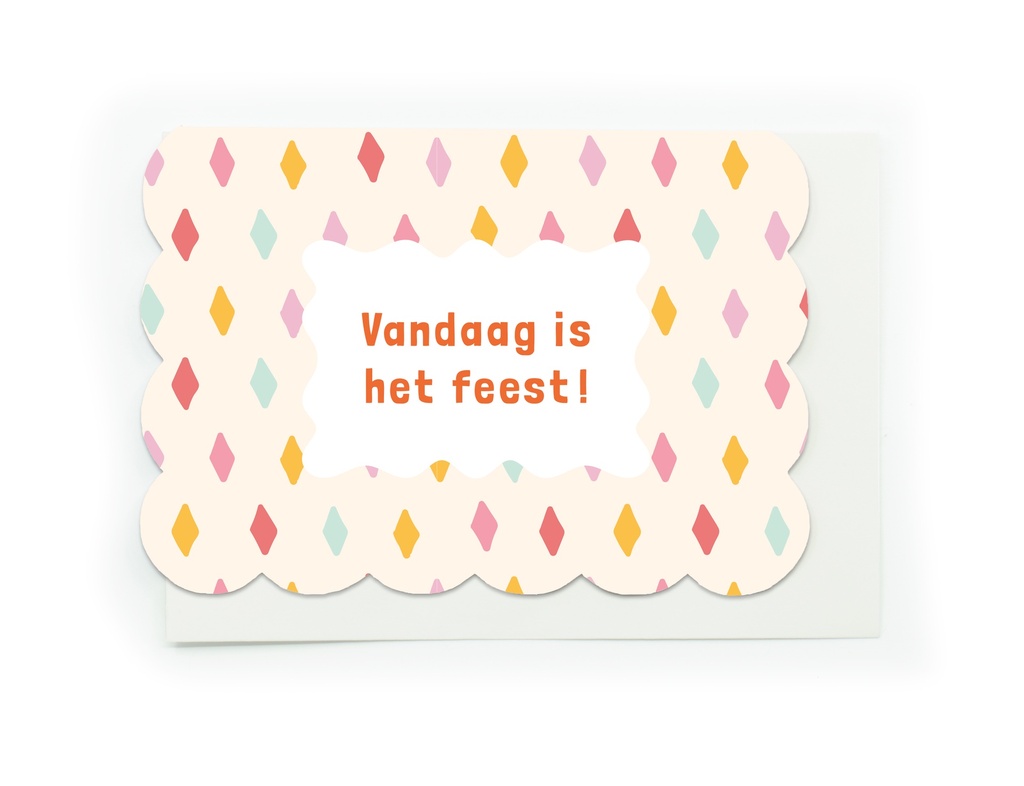 VANDAAG IS HET FEEST!