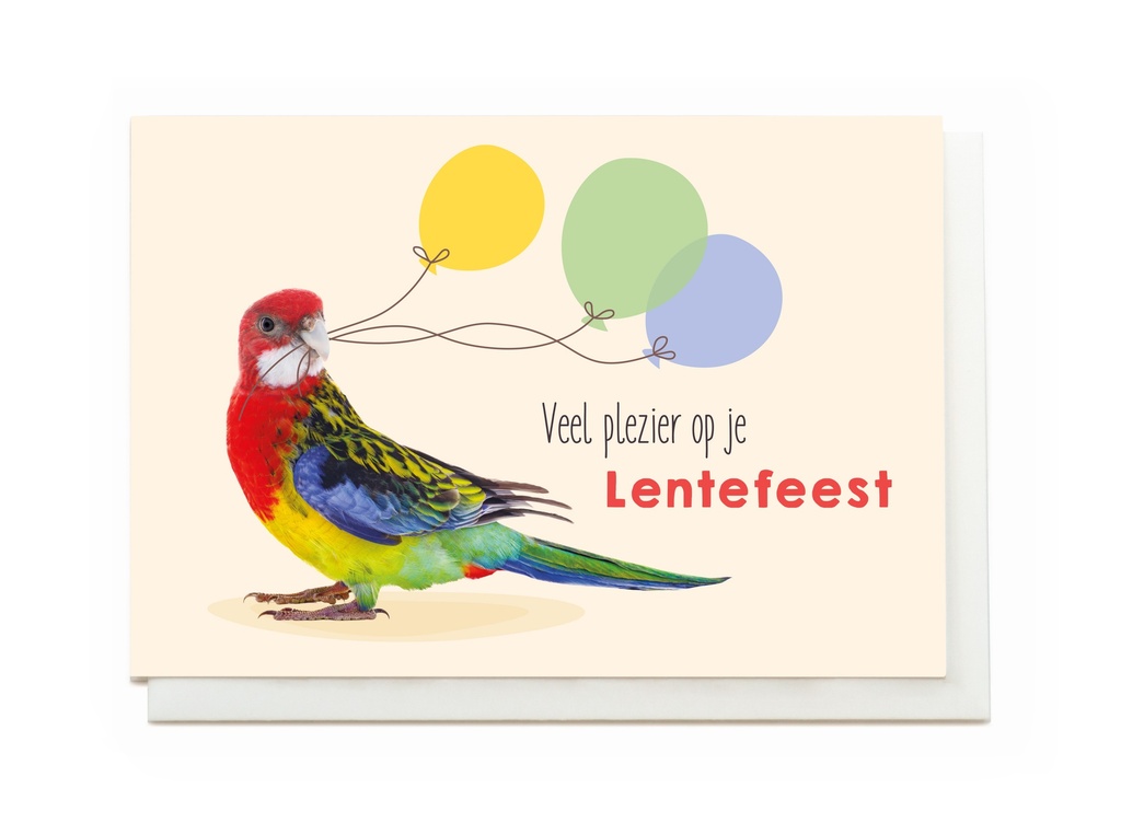 VEEL PLEZIER OP JE LENTEFEEST