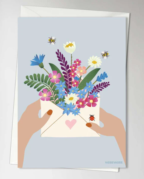 FLOWERS IN ENVELOPE