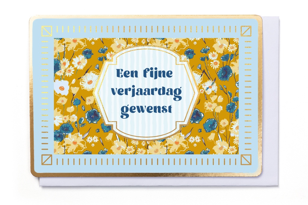 EEN FIJNE VERJAARDAG GEWENST