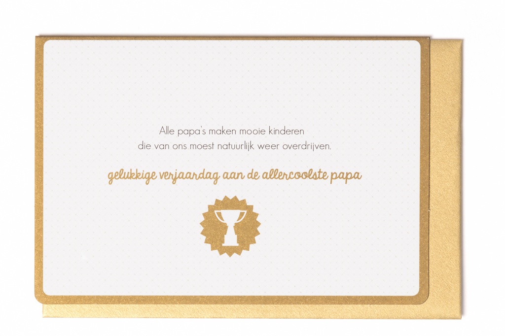 ALLE PAPA'S MAKEN MOOIE KINDEREN DIE VAN ONS MOEST ….