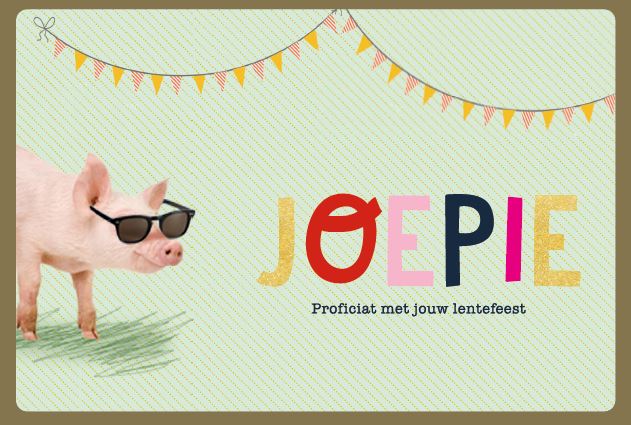 JOEPIE, PROFICIAT MET JOUW LENTEFEEST