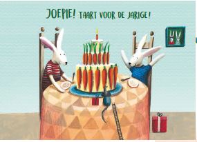 JOEPIE! TAART VOOR DE JARIGE!