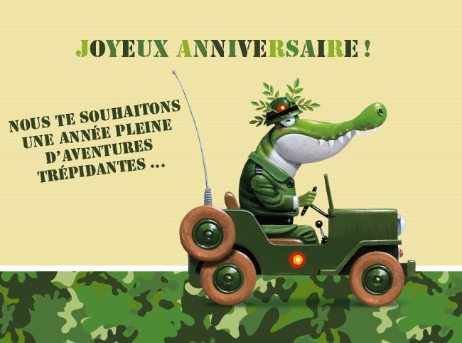 JOYEUX ANNIVERSAIRE! NOUS TE SOUHAITONS UNE ANNÉE PLEINE D'AVENTURES TRÉPIDANTES