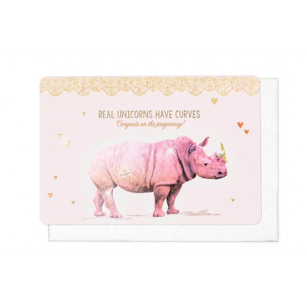REAL UNICORNS HAVE CURVES, CONGRATS ON THE PREGNANCY