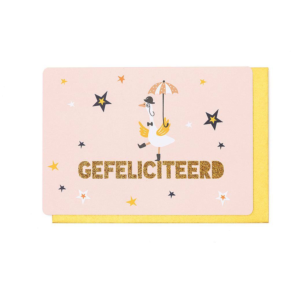 GEFELICITEERD