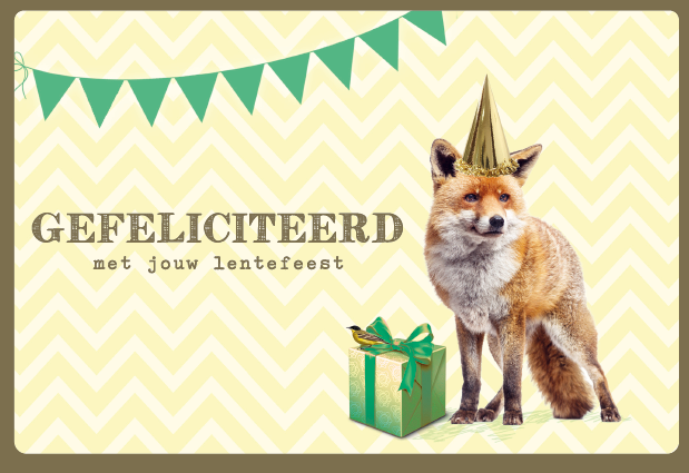 GEFELICITEERD MET JOUW LENTEFEEST