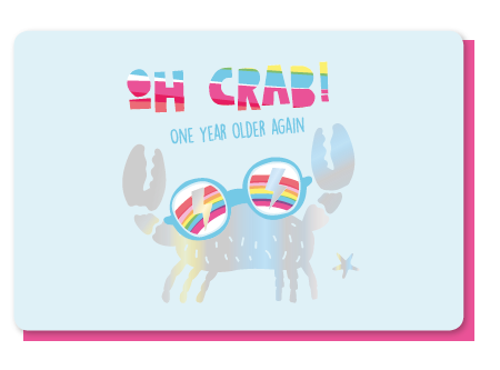 OH CRAB! ONE YEAR OLDER AGAIN