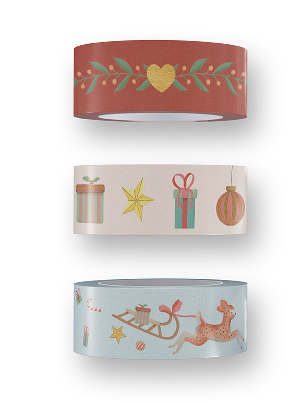 MASKING TAPE XMAS SET 5