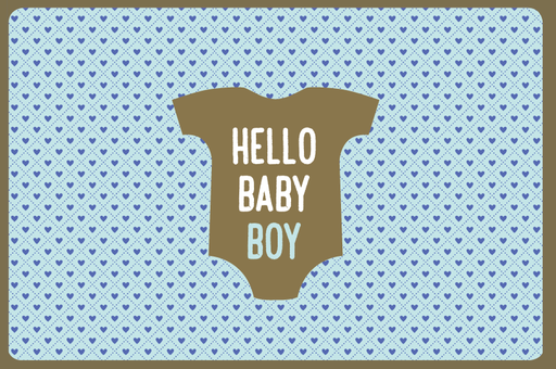 [N987] HELLO BABY BOY