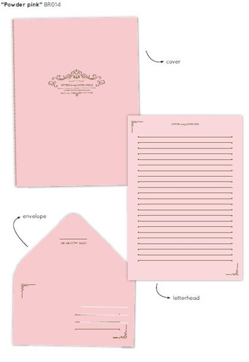 [BR014] BRIEFPAPIER 'POWDER PINK'