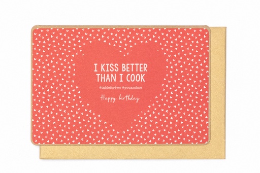 [N943] I KISS BETTER THAN I COOK