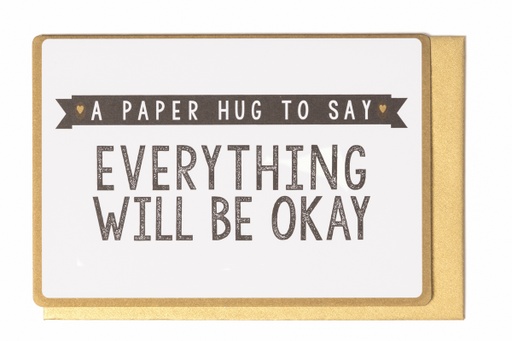 [LW2040] A PAPER HUG TO SAY EVERYTHING WILL BE OKAY