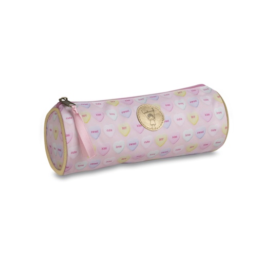 [521125] PENCIL CASE ROUND SWEET AS CANDY