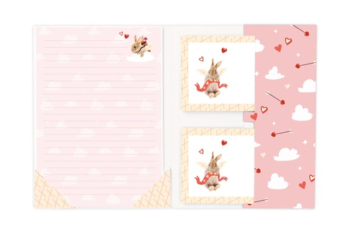 [BR051] SET DE CORRESPONDENCE  LA LA LOVE