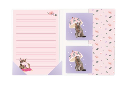 [BR053] SET DE CORRESPONDENCE LOVELY LADY 