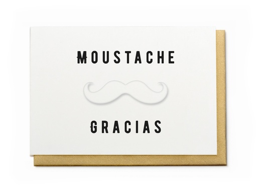 [OH8362] MOUSTACHE GRACIAS