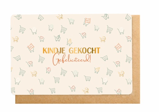 [BB3219] KINDJE GEKOCHT GEFELICITEERD!