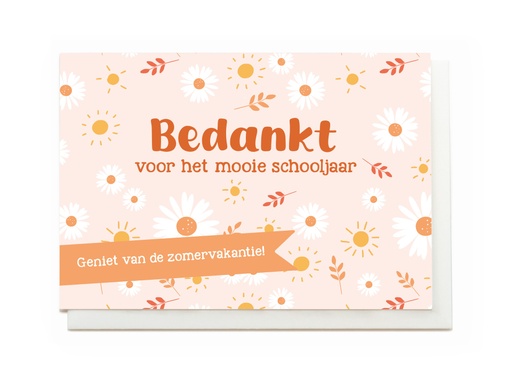 [ESJ3668] BEDANKT VOOR HET MOOIE SCHOOLJAAR - GENIET VAN DE ZOMERVAKANTIE!