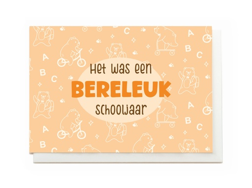 [ESJ3669] HET WAS EEN BERELEUK SCHOOLJAAR