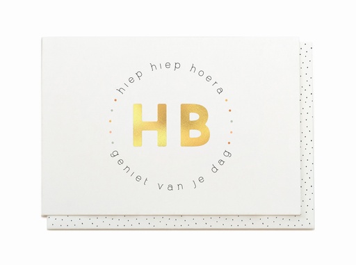 [JTS8264] HB - HIEP HIEP HOERA GENIET VAN JE DAG
