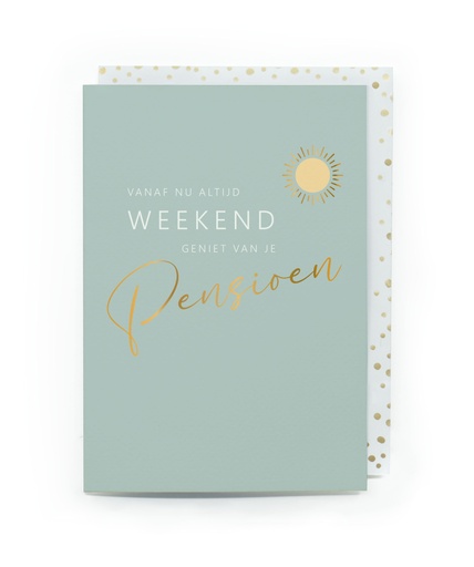[LR8655] VANAF NU ALTIJD WEEKEND - GENIET VAN JE PENSIOEN