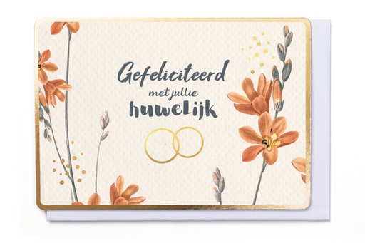 [FB3027] GEFELICITEERD MET JULLIE HUWELIJK