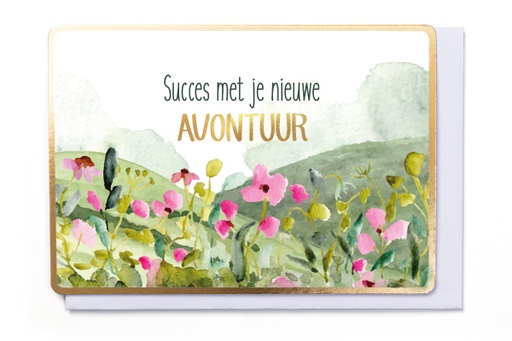 [FB3034] SUCCES MET JE NIEUWE AVONTUUR